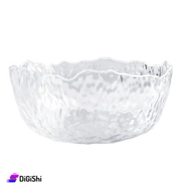 Curved Glass Bowl Large Size