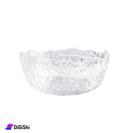 Curved Glass Bowl Medium Size