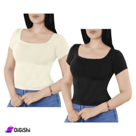 Solitaire Seamless Lycra Half Sleeve Sweater - Square DDome