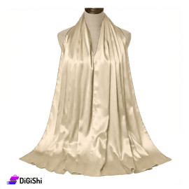 ALTUKA Women's Satin Shawl - Beige