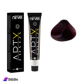 NIRVEL ArtX Hair Coloring Cream - Burgundy Medium Chestnut 4-56