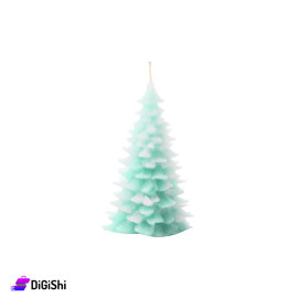 Hand Made Tall Cypress Tree Candle - Green