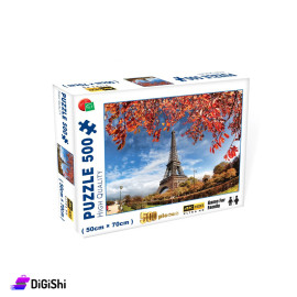 Eiffel Tower Puzzle Game - 500 Pieces