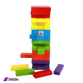 Dar Al Qamar Challenge Tower Game Educational Media - Colorful 54 Pieces