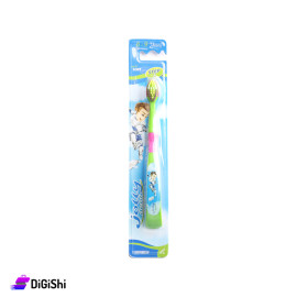 JollyDent Toothbrush for Children 6-9 years - Green and Fuchsia