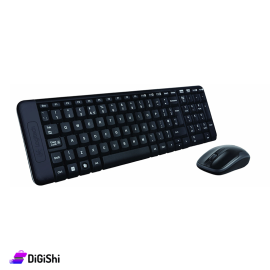 مجموعة كيبورد وماوس لاسلكية Logitech MK220