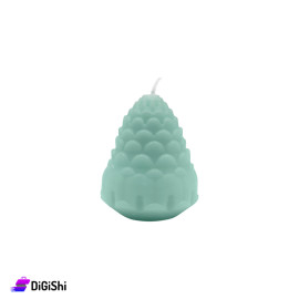 Hand Made Pine Shaped Scented Candle - Light Green