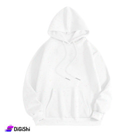Dotted Cotton Fleece Hoodie