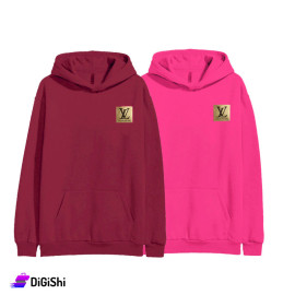 LOUIS VUITTON Women's Two Fleece Hoodie - M 146