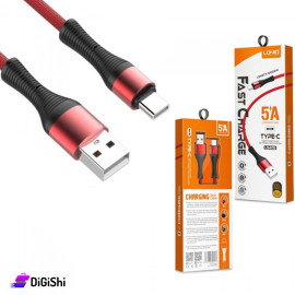 كبل LDNIO LS63-5A Type-C - أحمر
