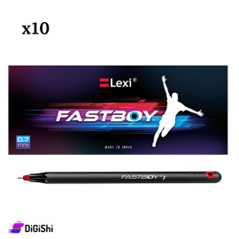 LEXI FASTBOY Set of 10 Pens - Red