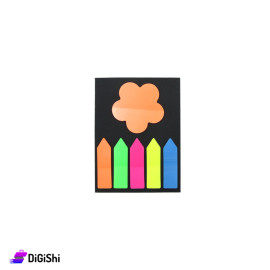 Set of Colorful Sticky Notes in the ShapeRose and Arrows