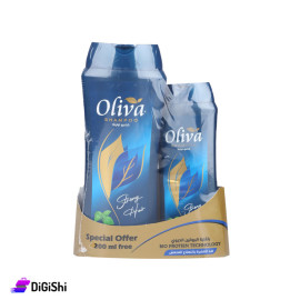 عرض عبوتا شامبو ضد القشرة بخلاصة النعناع المنعش Oliva