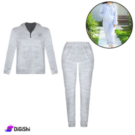 Women's Velvet Pajamas M157 - Light Gray