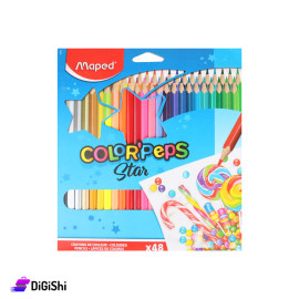 Maped Wooden Crayon Box 48 pens