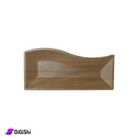 Small Wooden Serving Dish Wavy Tip