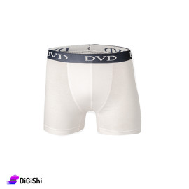 ميني شورت رجالي مع خصر مطاطي DVD M-L-XL - أبيض