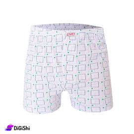 DVD Men's Green Checkered Print Shorts 2XL-3XL