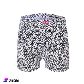 DVD Men's Black and White Printed Shorts 2XL-3XL