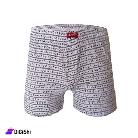 DVD Men's Shorts Printed 1 Black and White - 2XL-3XL