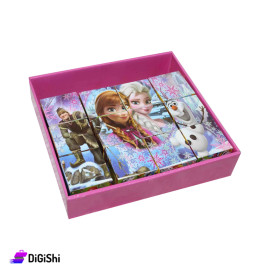 Puzzle Cubes Game 12 pieces with Frozen Pictures