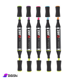 ZERO Bi Double Tip Flat Fluorescent Marker