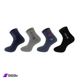 Pair of Boys Socks with Long Leg with Wngraving Tooty Brand 2 years to 6 years