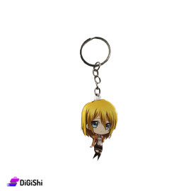 Plexiglas keychain in the Shape of Krista