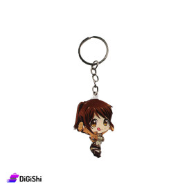 Plexiglas keychain in the Shape of Sasha
