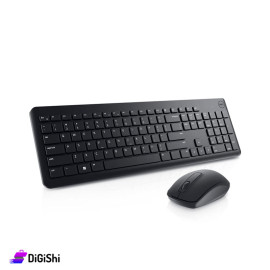 كيبورد وماوس لاسلكي DELL موديل KM3322W لون أسود