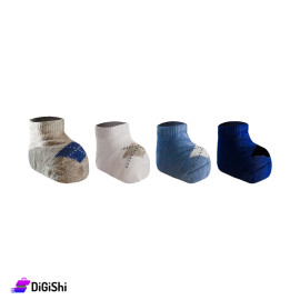 Pair of Children's Short Socks With Engraving