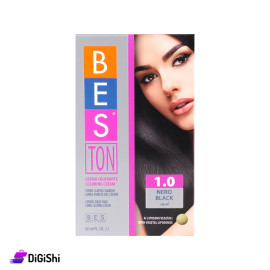 BES TON Hair Dye - 1.0 Nero Black