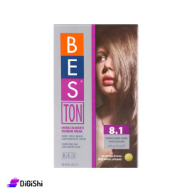 BES TON Hair Dye - 8.1 Light Ash Blonde