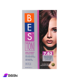 BES TON Hair Dye - 7.62 Red Violet Blond