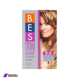 صبغة شعر BES TON - 7.1 أشقر رمادي متوسط
