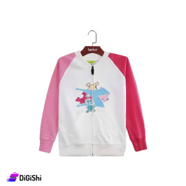 DIADORA Girl's Jacket Cotton with Polyester - Size 2/4/6