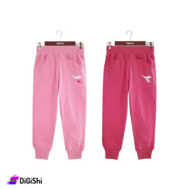 بنطلون بناتي رياضي قطني DIADORA