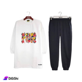 DIADORA Women's Cotton Set - Off White