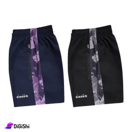 DIADORA Men's Polyester Shorts with Print