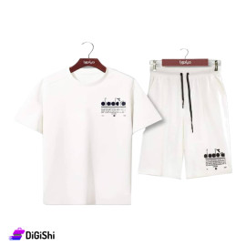 طقم رجالي صيفي كنزة وشورت DIADORA