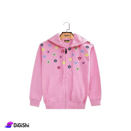 DIADORA Girls Cotton Jacket - Pink