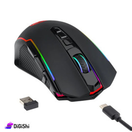 ماوس ألعاب REDRAGON بوضعين سلكي ولاسلكي موديل M910-KS لون أسود