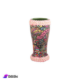 Porcelain Mini Cup With Decoration Pink