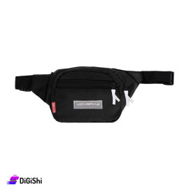 Black Canvas Waist and Shoulder Bag