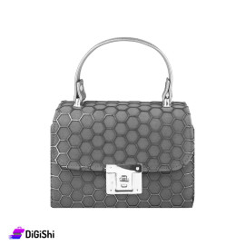 Women's Three Layer Hand and Shoulder Bag Gray