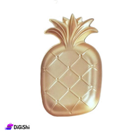 Shahd Plast Big Serving Dish Shape of Golden Pineapple