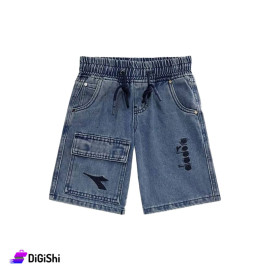 شورت جينز ولادي ماركة DIADORA قياس2-4-6