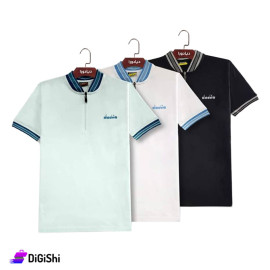 DIADORA Men's Polo Shirts Model with Zipper