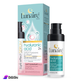 Le Lunaire Hyaluronic Acid Serum Enriched with Sodium Hyaluronic and Collagen with Vitamin B3 and E 30ml