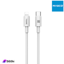 Yookie CB33 Type-C to Lighting fast Charging and Data Transfer Cable White